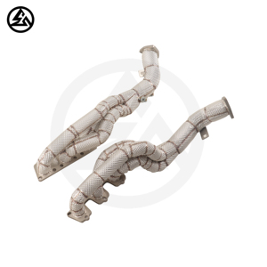 Collecteur d'échappement CSZ Racing pour <span class=keywords><strong>Audi</strong></span> A6 A7 C7 S4 <span class=keywords><strong>S5</strong></span> S6 S7 3.0T, système d'échappement de réglage, tuyaux d'échappement en acier inoxydable SS304, ajustement parfait - Product Image 5