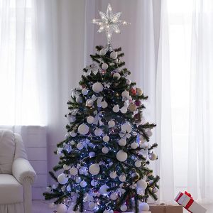 Estrella decorativa para <span class=keywords><strong>la</strong></span> punta del árbol de <span class=keywords><strong>Navidad</strong></span>, iluminación navideña, estrella tridimensional hueca para <span class=keywords><strong>la</strong></span> punta del árbol. - Product Image 5