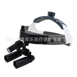 Lampe frontale dentaire 6x LED avec loupe pour microchirurgie buccale, examen, chirurgie plastique, suture vasculaire, microscope, catégorie produit - Product Image 2