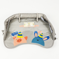 Table de voyage personnalisable en polyester pour enfants Bureau de jeu multifonction pour bambins Organisateur suspendu pour poussette de siège de voiture pour