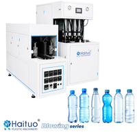 Machine de soufflage de bouteilles semi-automatique pour bouteilles en polystyrène soufflées par étirage