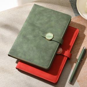 Juego de cuaderno A5 personalizado con bolígrafo con hebilla de cuero duro para oficina de negocios diario de trabajo logotipo <span class=keywords><strong>imprimible</strong></span> accesorios escolares <span class=keywords><strong>Agenda</strong></span> - Product Image 4