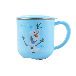 Juego de vajilla de plástico de acero inoxidable para niños con dibujos animados en 2D de Disney - Product Image 1