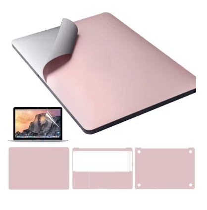 Rose Gold Full Body Skin for MacBook air (13-inch, A1931 A1932 A2179 A2337), Full-Cover Protective Vinyl Decal Sticker