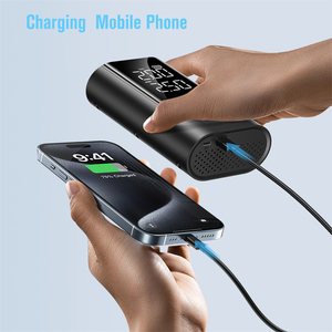 Inflador de Neumáticos y Arrancador de Emergencia de Alta Calidad para Accesorios de Auto, Batería de 10000 mAh con Luz LED, Bomba de Aire para Auto, Compresor de Aire - Product Image 4