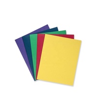 Ebay venta 230gs de papel No sujetadores tamaño carta 50 unids/caja gemelo/2 bolsillos de carpeta de archivo