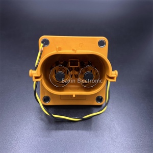 ST523000 Orange Color High Voltage HVIL <strong>8mm</strong> 2 Core Straight New Energy Vehicle Female <strong>Socket</strong> - Product Image 2