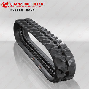 Chasis de oruga de goma y acero 400*72.5*74 400x72.5x74 para piezas del tren de rodaje de excavadora SUMITOMO SH55UJ - Product Image 1