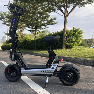 Patinete Eléctrico Plegable de 13 Pulgadas con Neumáticos Grandes, Doble Motor, Poste con Logotipo, Reposapiés y Logotipo - Product Image 2