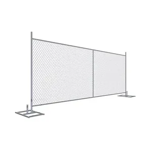 Clôture Temporaire de <span class=keywords><strong>Chantier</strong></span> à <span class=keywords><strong>Prix</strong></span> Usine, Vente Chaude, Montage Facile, Mobile, Protection Galvanisée, Service de Modélisation 3D - Product Image 2