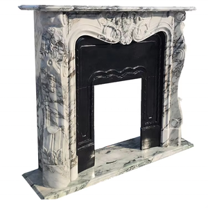 इनडोर मैटल रेसिन फायरप्लेस मैटल स्टोन फायरप्लेस फ्रेम फायरप्लेस मैटल - Product Image 2