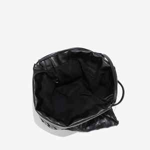 时尚女式抽绳水桶包大容量手工编织单肩包流行斜挎包在线批发商 - Product Image 6