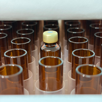Cartouche en verre personnalisée pour emballage de médicaments Amber 3ml