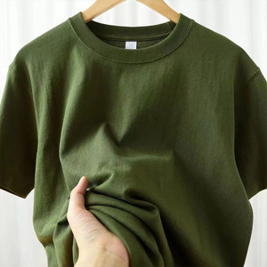 T-shirt da Lavoro Taglie Forti con Stampa Logo, Magliette Sportive da Uomo 100% Cotone Pesante Lavorato a Maglia, Girocollo, Spalle Cadenti - Produttore - Product Image 3