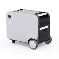 Générateur solaire de centrale solaire portable à batterie de secours avec panneau solaire et lumière LED pour usage domestique, camping et balcon extérieur