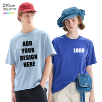 Camisetas de Hombre de Alta Calidad con Logotipo Personalizado, 100% Algodón Grueso, Camisetas de Moda de Lujo con Estampado y Bordado, Uniformes de Grupo para Hombre