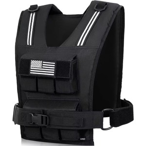 Chaleco con Peso Ajustable para Entrenamiento, Personalizable, 8, 12, 16 kg, Unisex, para Ejercicios de Fuerza y Resistencia - Product Image 2