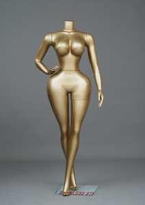 Mannequin gonflable femme grande taille en plastique ABS, pose debout, pour vêtements et lingerie, idéal pour la présentation de lingerie et de vêtements féminins courbes. - Product Image 4