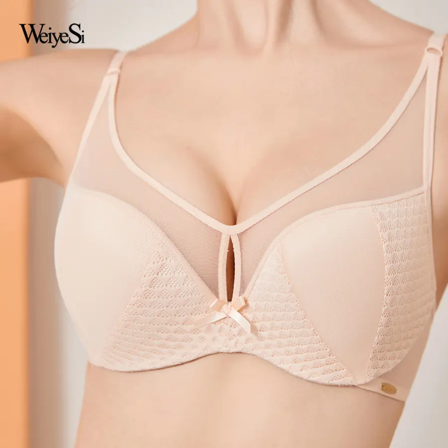 Weiyesi 2024 ร้อนเซ็กซี่Boobs Bra 36Cขนาดภาพผู้หญิงBrassieres Push-UpลวดBraกรอบCarnivalสนับสนุน