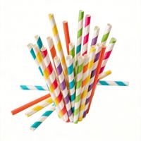 Pailles en papier kraft brun naturel jetables écologiques multi-usages pour boissons chaudes
