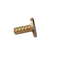 Douille de levage hélicoïdale côtelée avec base ronde, insert de levage pour composant PC préfabriqué soudé