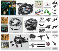 5 BROCHES BOUCHONS LOURDS CÂBLES D'ALIMENTATION P5-002