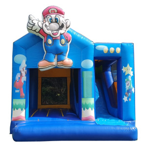 Bơm hơi siêu Anh Trai lâu đài bouncy Mario Bros bơm hơi với trượt lâu đài bơm hơi với trượt sân sau Bouncer - Product Image 5