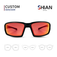 Custom Logo UV400 Polarized PC Frame Sunglasses OEM ODM Unisex Sport Glasses Print Logo Men for Driving Fishing