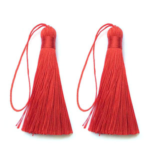 เครื่องประดับตกแต่งขอบพู่สีทองประดับขอบพู่แบบแท่ง - Product Image 1