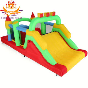 Circuito <span class=keywords><strong>de</strong></span> Obstáculos Inflable Oxford Personalizado, Tobogán Inflable Combinado para Eventos en el Patio Trasero, Capacidad <span class=keywords><strong>de</strong></span> 200 kg, 5-10 Personas - Product Image 1