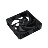 Ventilateur de refroidissement pour serveur PC Coolleo N28-B15 12 cm, double couleur (noir et blanc), 4 broches PWM, vitesse 2600 tr/min, double roulement à billes