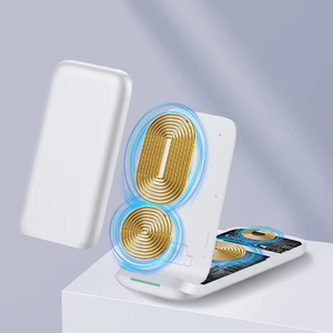 Station d'accueil <span class=keywords><strong>V8</strong></span> 3-en-1 15W chargeur sans fil pour téléphone montre intelligente casque y compris écouteurs multifonctions pour <span class=keywords><strong>AirPods</strong></span> - Product Image 5