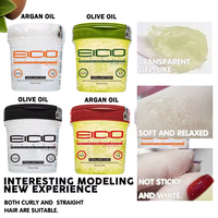 Gel Coiffant Professionnel sans Alcool Éco à l'Huile d'Olive de Marque Privée pour Tous Types de Cheveux, 236 ml en Gros