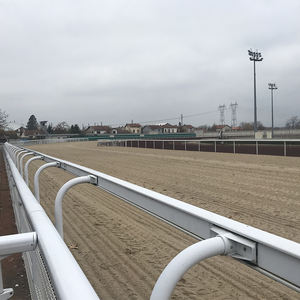 Valla portátil de PVC para <span class=keywords><strong>caballos</strong></span> para eventos de equitación Piquete de vinilo blanco Alto 1,5 m/1,2 m con poste de esquina reforzado - Product Image 5