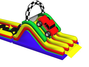 Voiture gonflable géante pour adulte, course d'obstacle, à vendre, jouet <span class=keywords><strong>de</strong></span> sport - Product Image 4