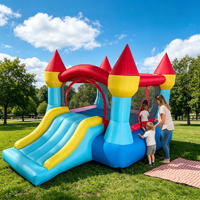 Château gonflable Oxford résistant à l'usure pour centre commercial, aire de jeux intérieure pour enfants, toboggan commercial à usage prolongé