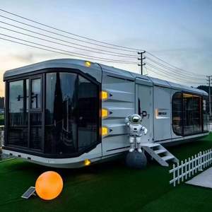 Cápsula Espacial Modular Prefabricada de Bajo Costo con Material de Panel Sándwich para Casas Contenedor, Escuelas y Centros Comerciales al Aire Libre - Instalación Rápida - Product Image 1