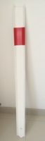 Blanc PVC Triangle Guide Sign Post Flexible Traffic Bollard Mark Delineator Post Réfléchissant 3M/ Avery LX Marque Modèle Roadway
