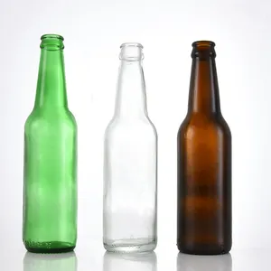 50cl bira şişesi amber kahverengi ve yeşil bira bardağı şişe 330ml 12oz bira şişesi cam botellas de vidrio para cerveza