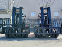 Chariot élévateur diesel et électrique de 4, 4,5, 5 et 5,5 tonnes pour la logistique, l'usine et l'entrepôt, avec mât triplex à levage libre de 4,7 m