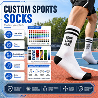 Chaussettes personnalisées avec logo, chaussettes en coton pour hommes, design jacquard, chaussettes de sport, chaussettes rayées colorées personnalisées, nouvelle collection East Knitting