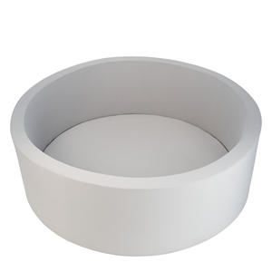 Grand tapis de jeu en forme de pomme pour piscine à balles, fermeture éclair lisse, nettoyage facile, pliable, design moderne pour les enfants de 5 à 7 ans - Product Image 1