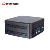 Mini PC de bureau Piesia AMD 8845HS 7840HS 7940HS 2 LAN 2DDR5 Mini-ordinateur de bureau Barebone 2*HD/Type-C NUC portable