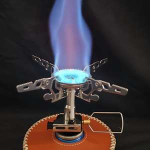 STARCAMP 3300W Réchaud à gaz portable en acier inoxydable pliable Caractéristique de sac à dos pour les pique-niques de voyage fonctionnant au <span class=keywords><strong>propane</strong></span> <span class=keywords><strong>ou</strong></span> au <span class=keywords><strong>butane</strong></span> - Product Image 6