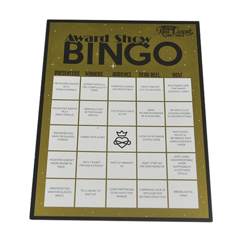 Лидер продаж, карточки для бинго и бумажные карточки для бинго, Заводская поставка