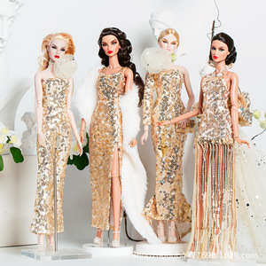 Vêtements <span class=keywords><strong>pour</strong></span> poupée Barbie Supermodel 30 cm, tenues élégantes, robes de mariée - Product Image 1