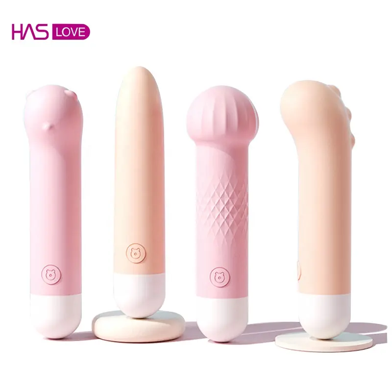 HASLOVE-vibrador de bala con 10 frecuencias para mujeres, Juguetes sexuales, masajeador, consolador pequeño, vibrador