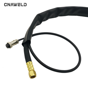 WP-17 Air Cooled Copper <strong>Welding</strong> <strong>Torch</strong> with 150A DC/120A AC Duty Cycle and 0.5-2.4mm Electrodes for TIG <strong>Welding</strong> - Product Image 6