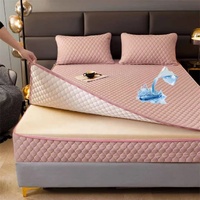 Housse de matelas à motif, hypoallergénique, anti-insectes et respirante, avec fermeture éclair intégrale pour matelas très profonds