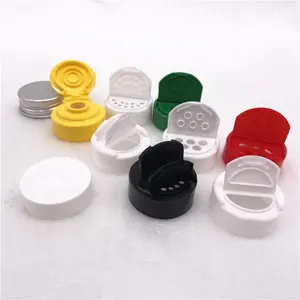 Food Grade Spice Plastic Salt and Pepper Shaker cap 38mm